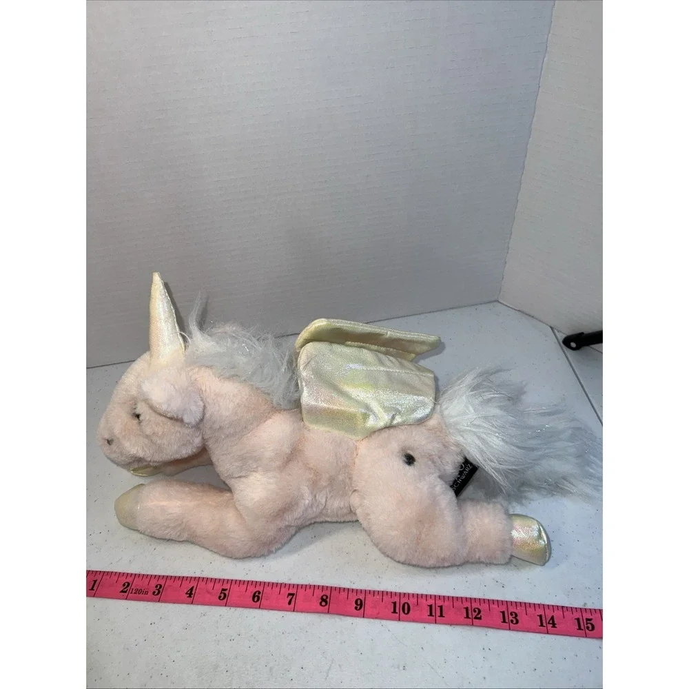 Pink Plush Unicorn Pegasus Enchanted Adopt a Pet Shiny Wings 14